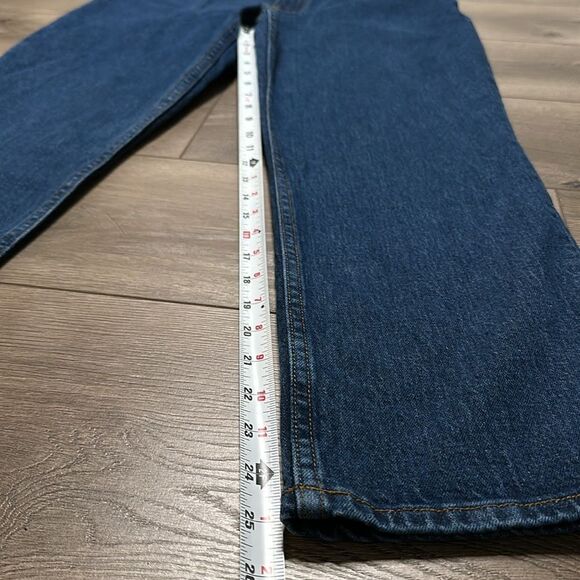 Abercrombie & Fitch The 90’s Straight Ultra High Rise Blue Jeans Curve Love 29 - Picture 11 of 12